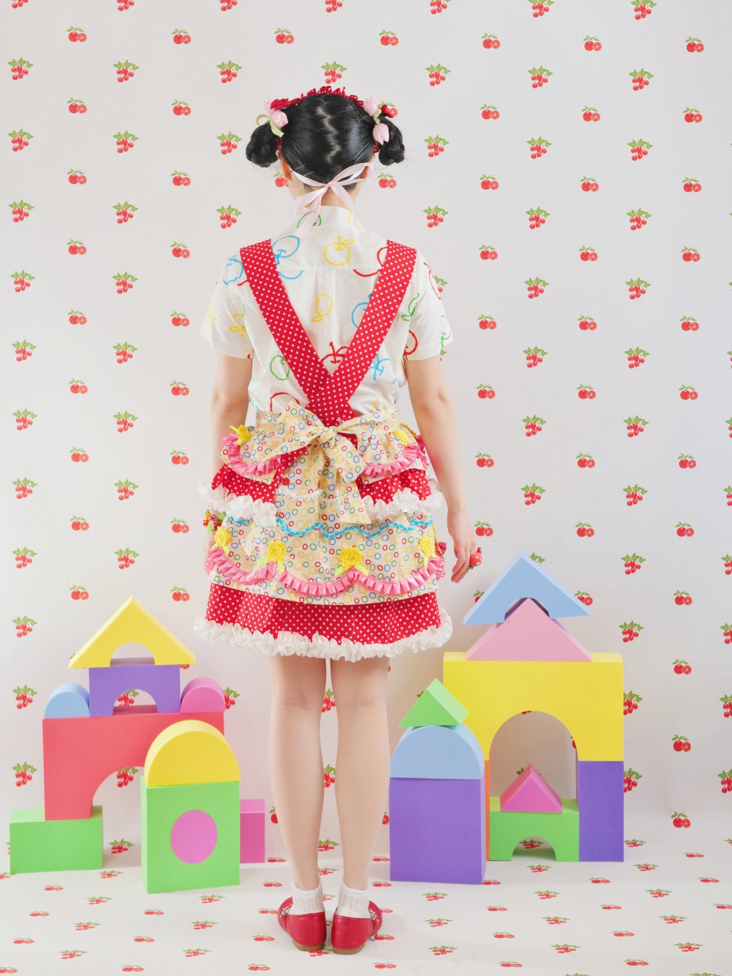 GOODBABY - Cream Cake Apron Skirt dress goodbaby