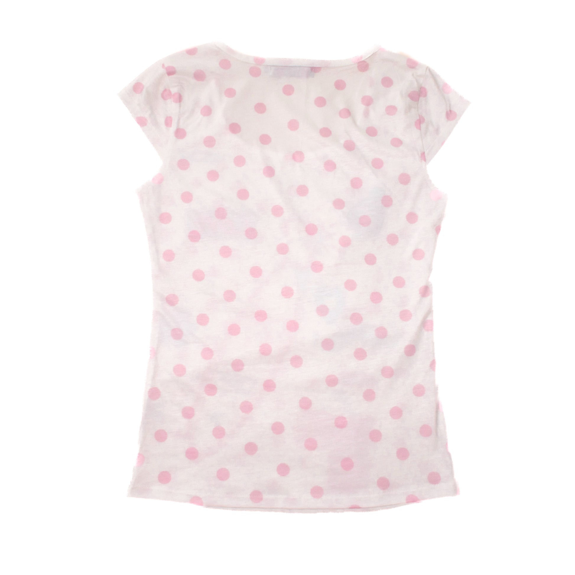 YJM with biubiu - Polka Dot Ruffle Sleeve Top shirt YJM with biubiu