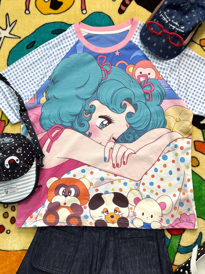 Robootoo - Cute Artist Print Tee & Slim Cami camisole Robootoo