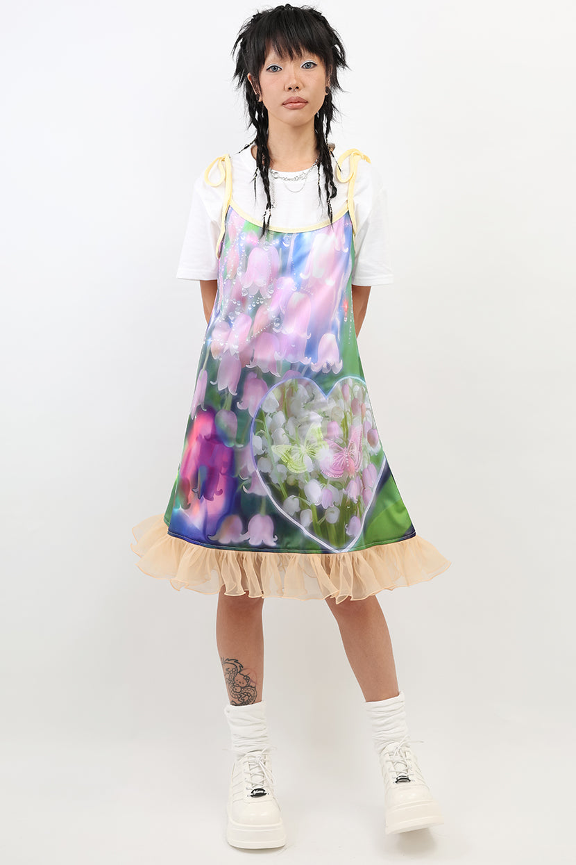 NIHON KIDS - DreamCore Fairy Slip Dress Floral Mesh dress NIHON KIDS