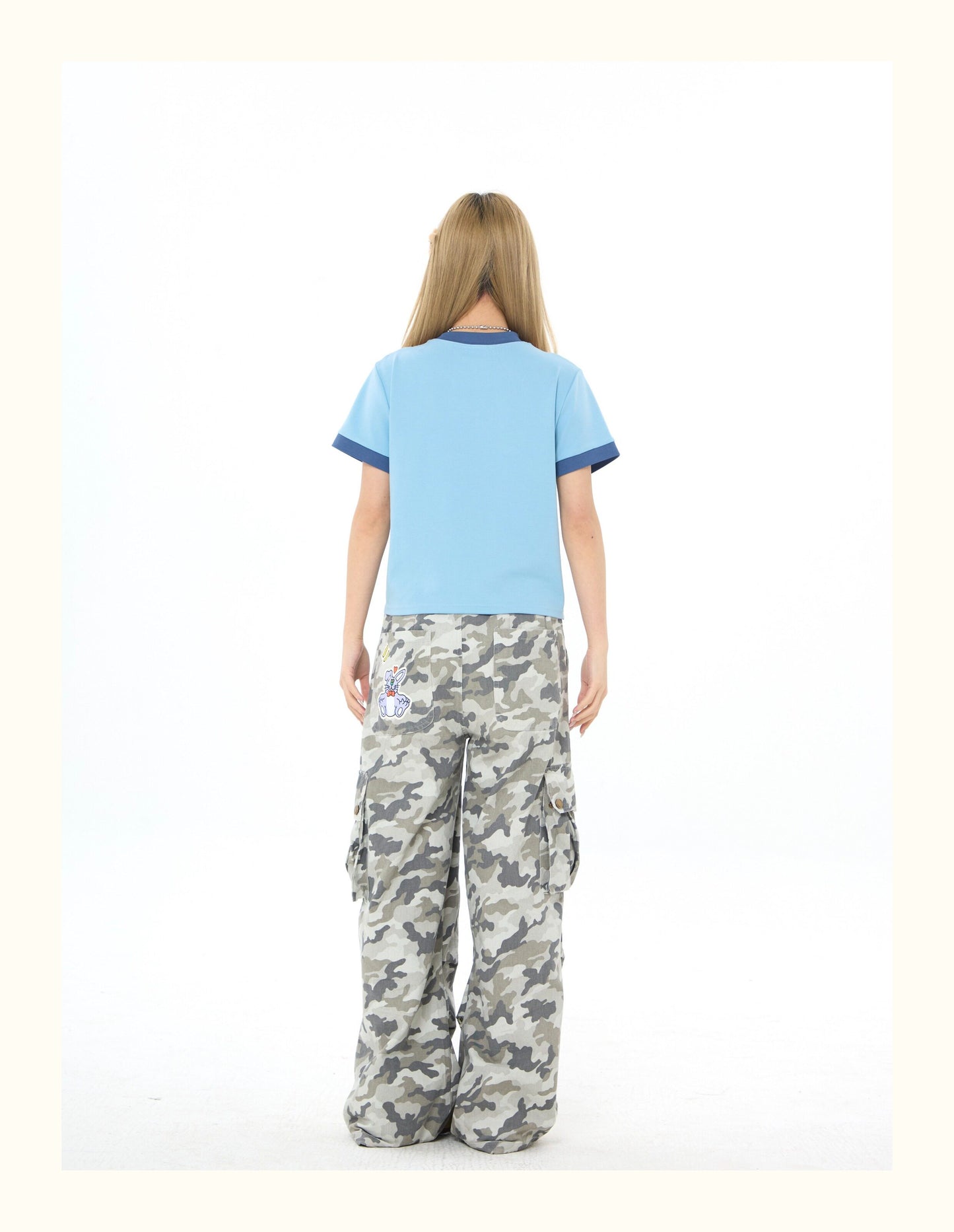 Robootoo - Colorblock Faux Layered Stripe T-Shirt tshirt Robootoo