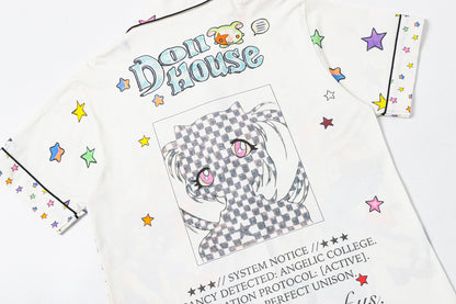 BlackBerry X 奥莉蛙联名Doll House睡衣短袖版⭑ set BlackBerry