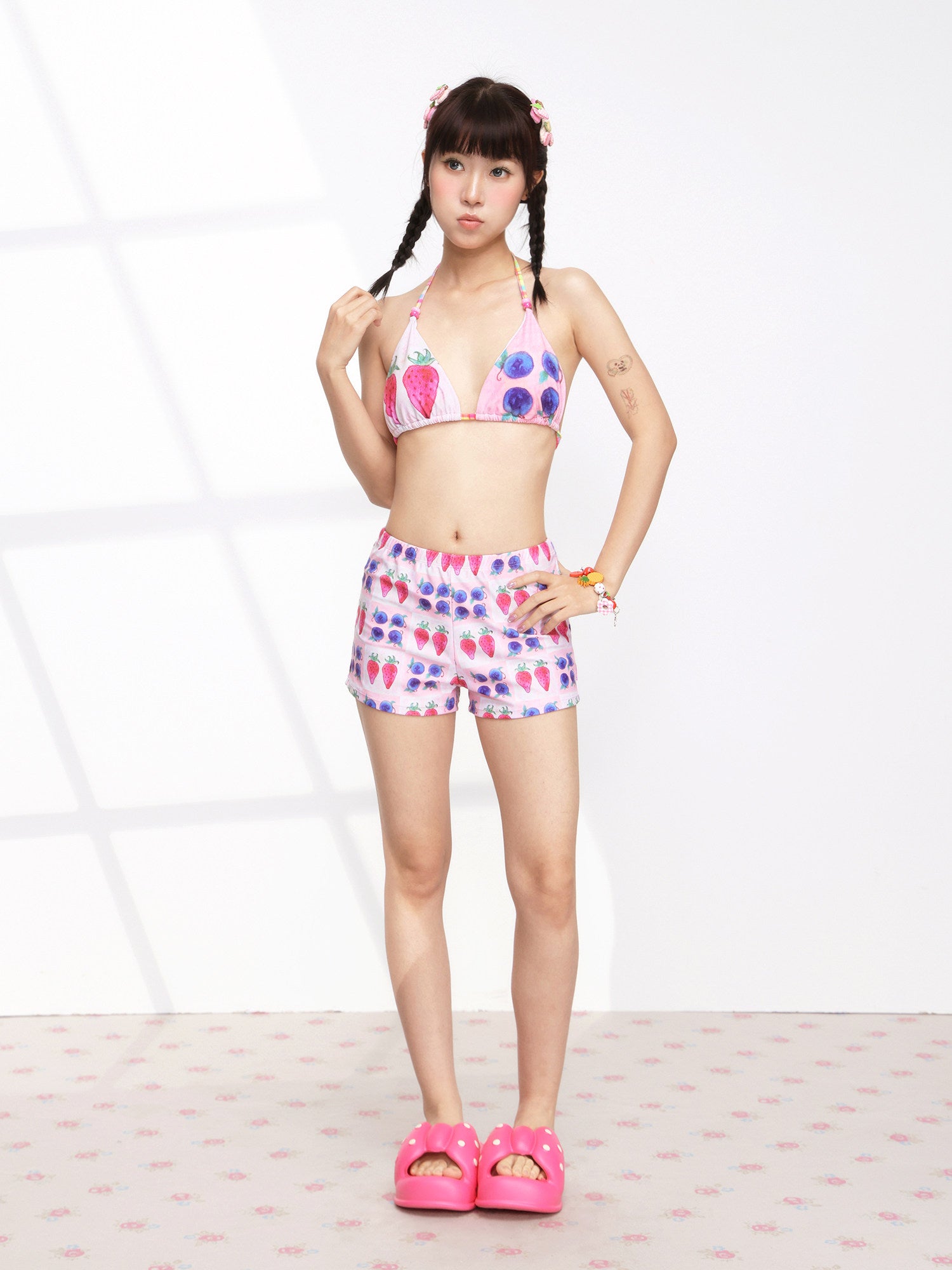 FRUITS - Strawberry Apple Print Bikini Set bikini Fruits