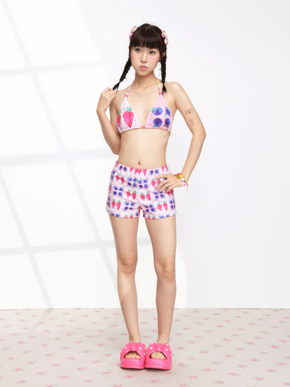 FRUITS - Strawberry Apple Print Bikini Set bikini Fruits