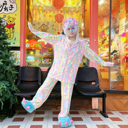 Rainbow Universe RUX - Decora Kei Pastel Lounge Set pajama Rainbow Universe RUX
