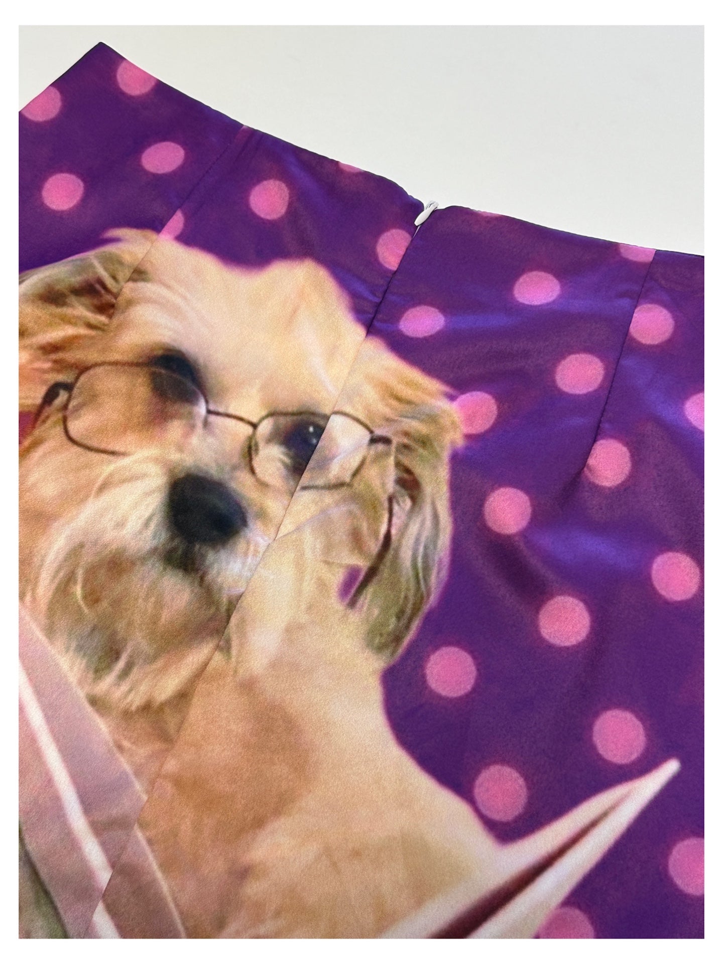 bunnybunnygun - Harajuku Y2K Polka Dot Dog Skirt skirt bunnybunnygun