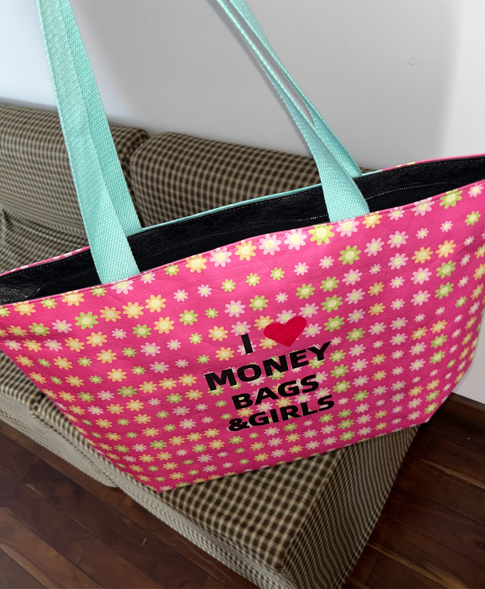 Oogreenapple - Y2K Doll Print Tote Bag bag Oogreenapple