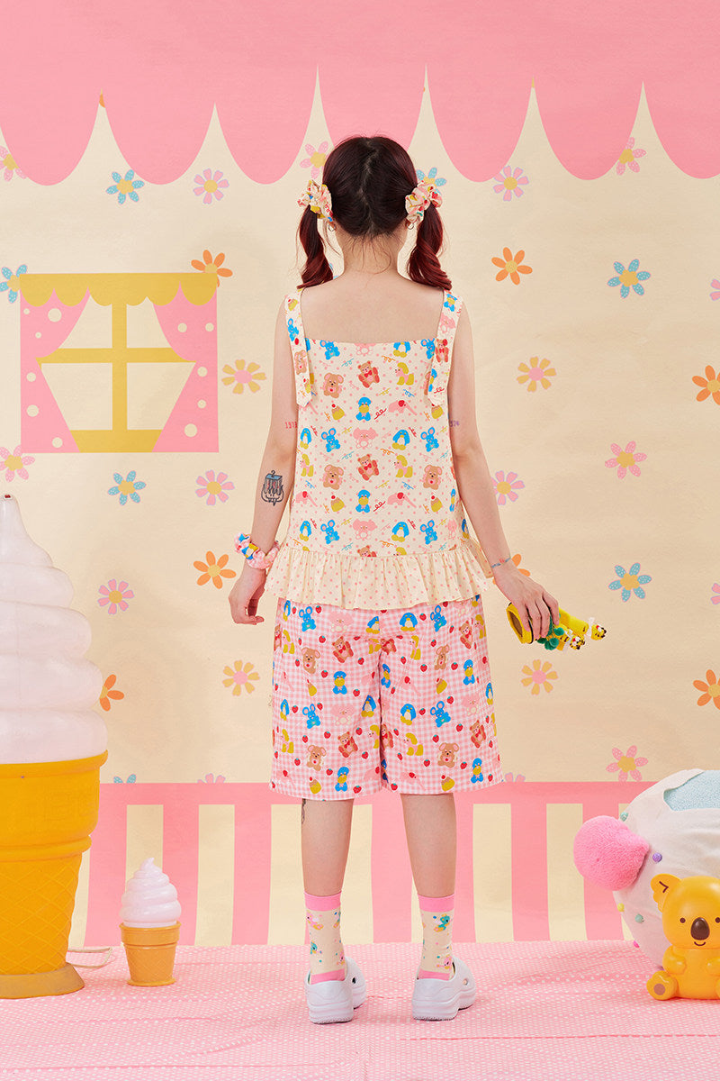 NIKKOU - Animal Embroidered Vest Top camisole Nikkou home