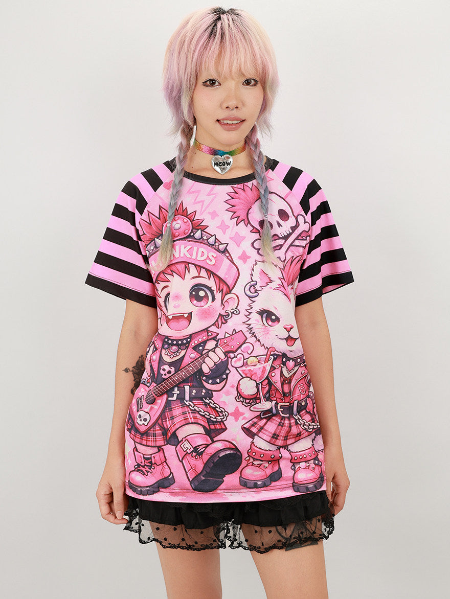 NIHONKIDS - Emo Rock Oversized Tee tee NIHON KIDS
