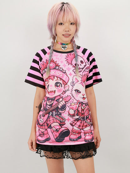 NIHONKIDS - Emo Rock Oversized Tee tee NIHON KIDS