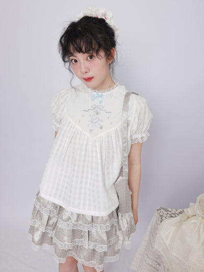 SemenCoicis - Bear Polka Dot Layered Cake Skirt skirt SemenCoicis
