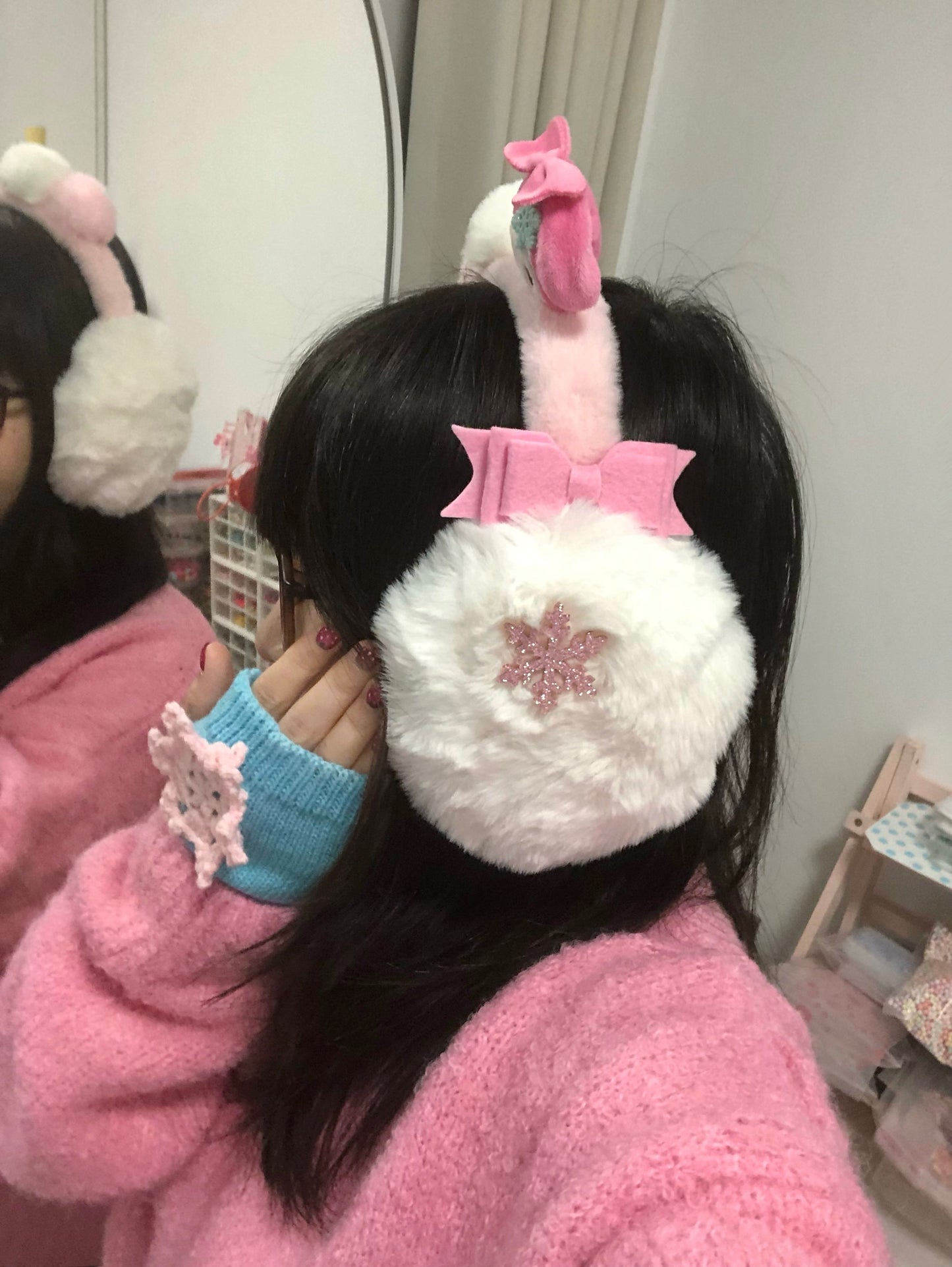 Corner Party - Snowflake Melody Earmuffs ear cover Corner Party