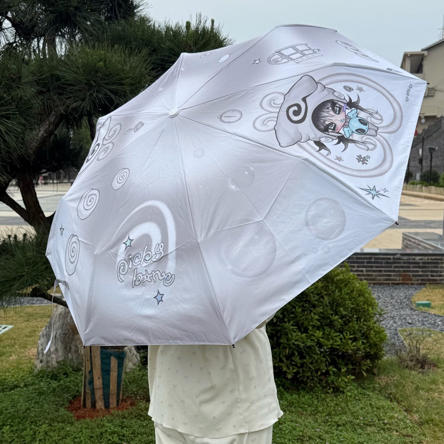 PICKY BONE - Printed UV Protection Umbrella umbrella picky bone