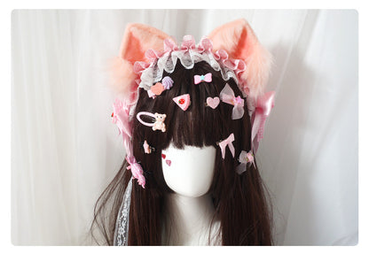 Maojiang Pastel Hair Clips | Harajuku Sweet Bear Candy Hair Clips hair clip maojiang