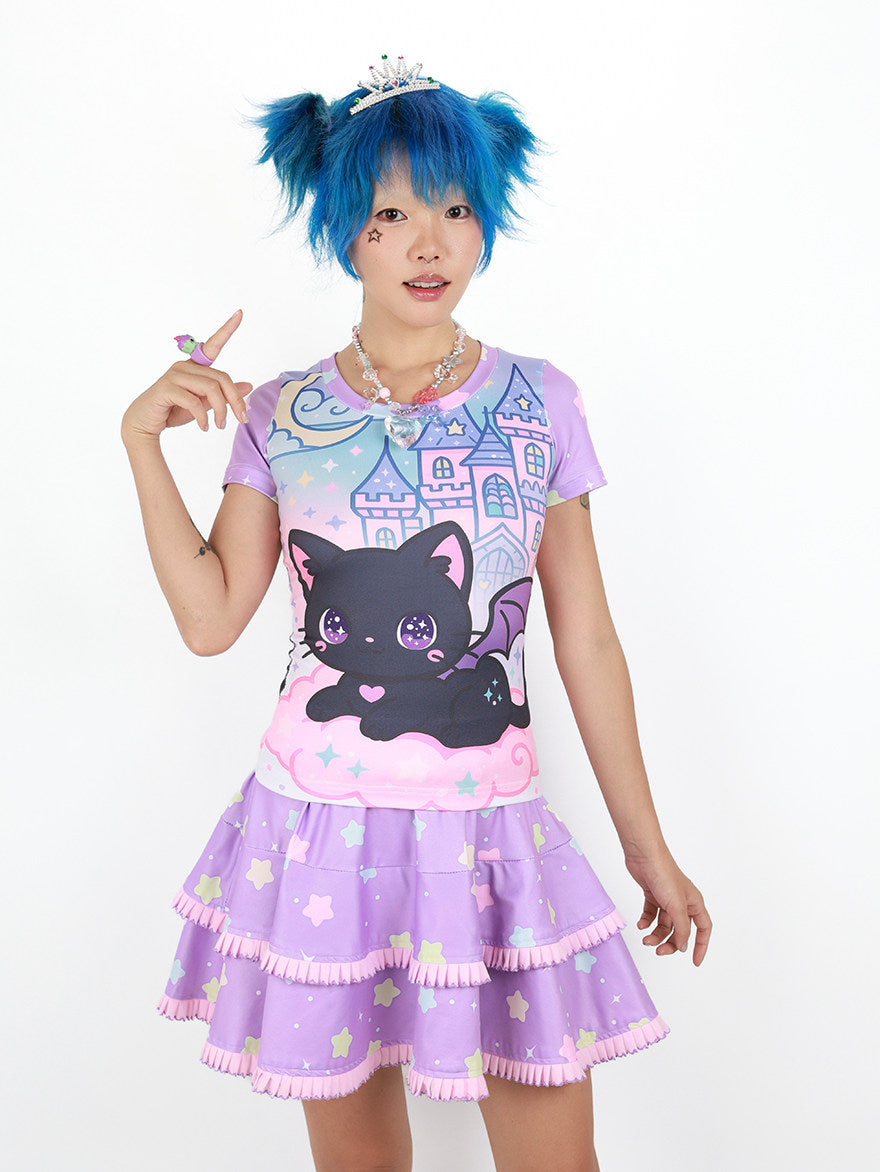 Nihonkids - Pastel Gothic Skirt Set set NIHON KIDS T-shirt S