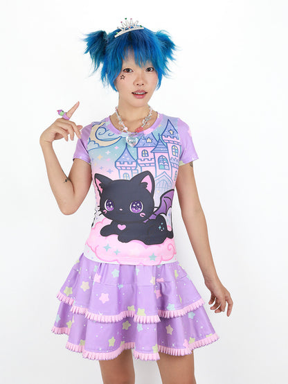 Nihonkids - Pastel Gothic Skirt Set set NIHON KIDS T-shirt S