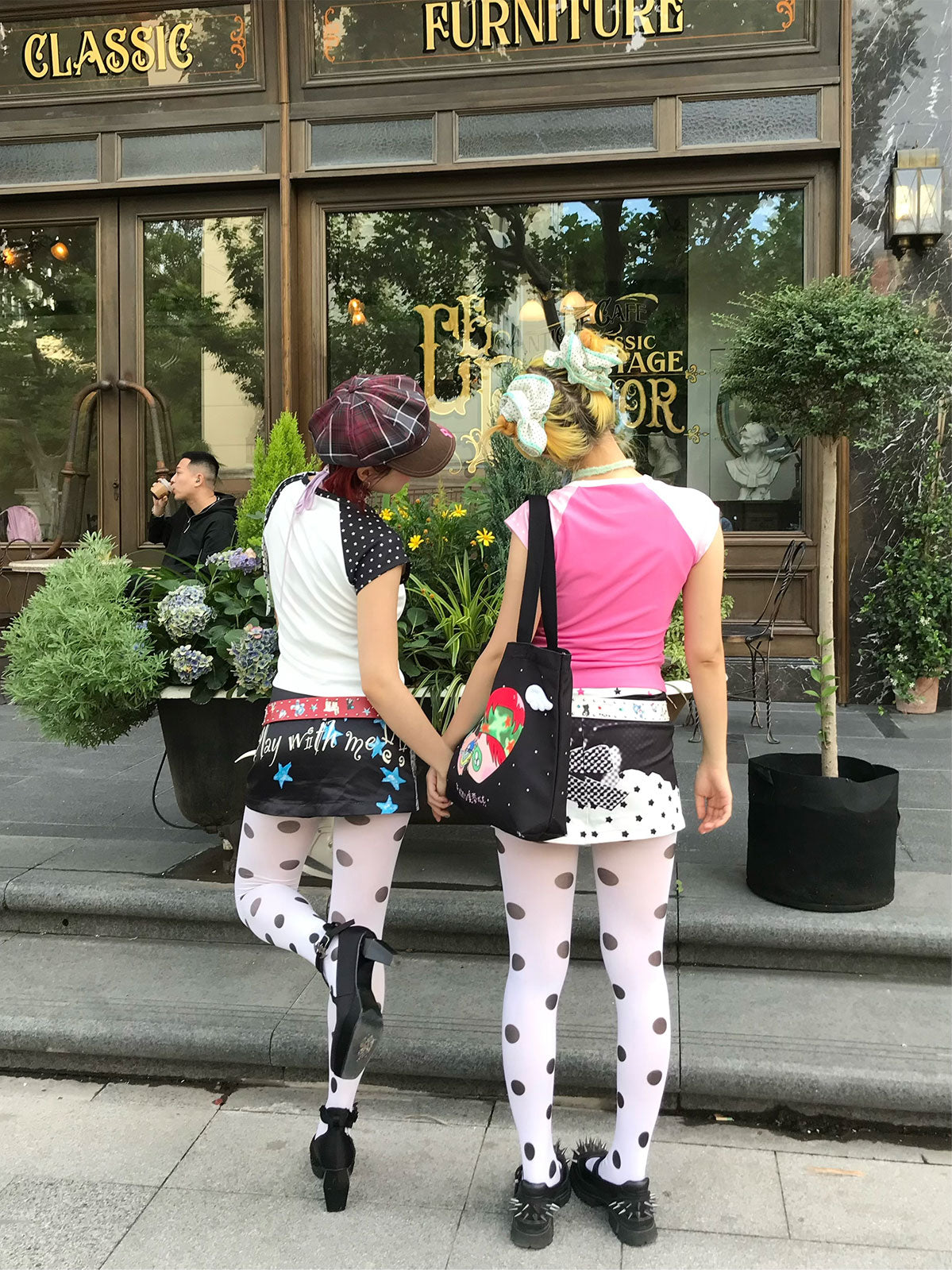 Loveplay - Decora Kei Raglan T Shirt Star Print Color Block shirt loveplay