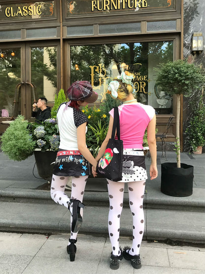 Loveplay - Decora Kei Raglan T Shirt Star Print Color Block shirt loveplay