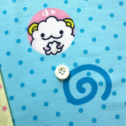 Bodytalk - Kawaii Y2K Star-Sleeve Polka Dot Top sweatshirt bodytalk