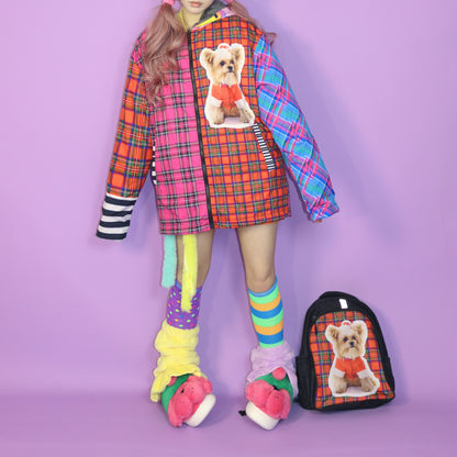 LEERROO - Y2K Printed Hoodie Padded Jacket hoodie Leerroo