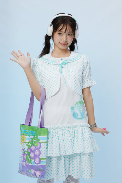 FruFru - Kawaii Polka Dot Sailor Dress dress frufru