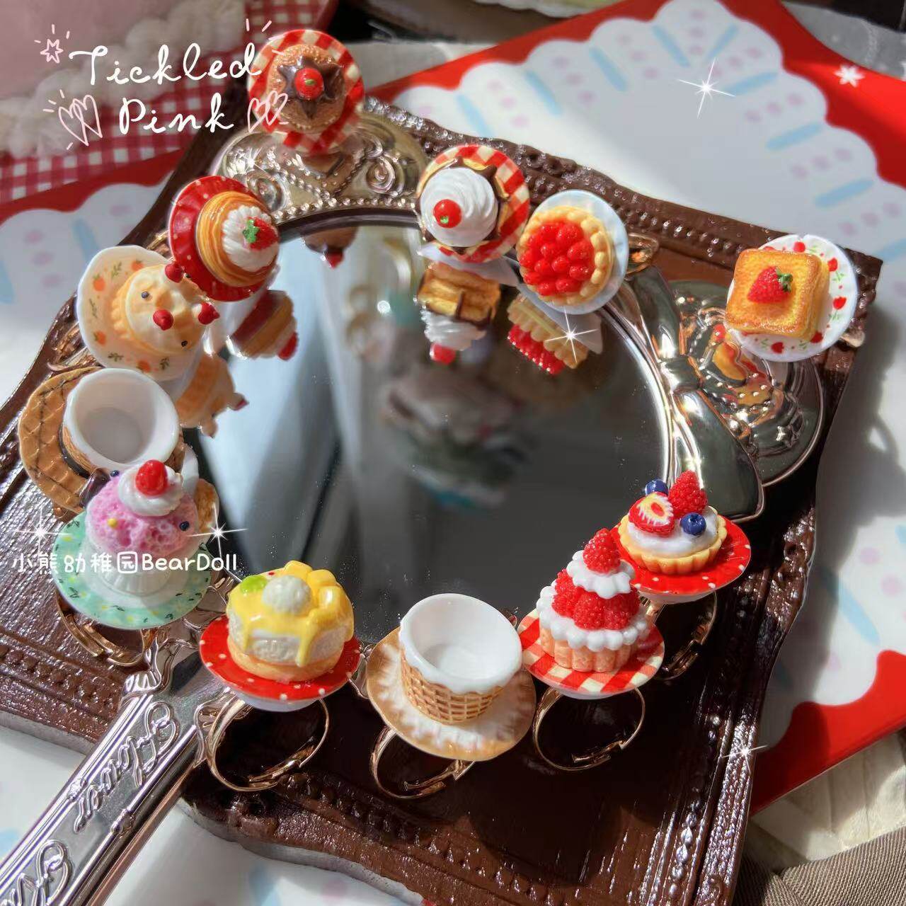 Bear Doll - Cake Dessert Ring ring Bear Doll