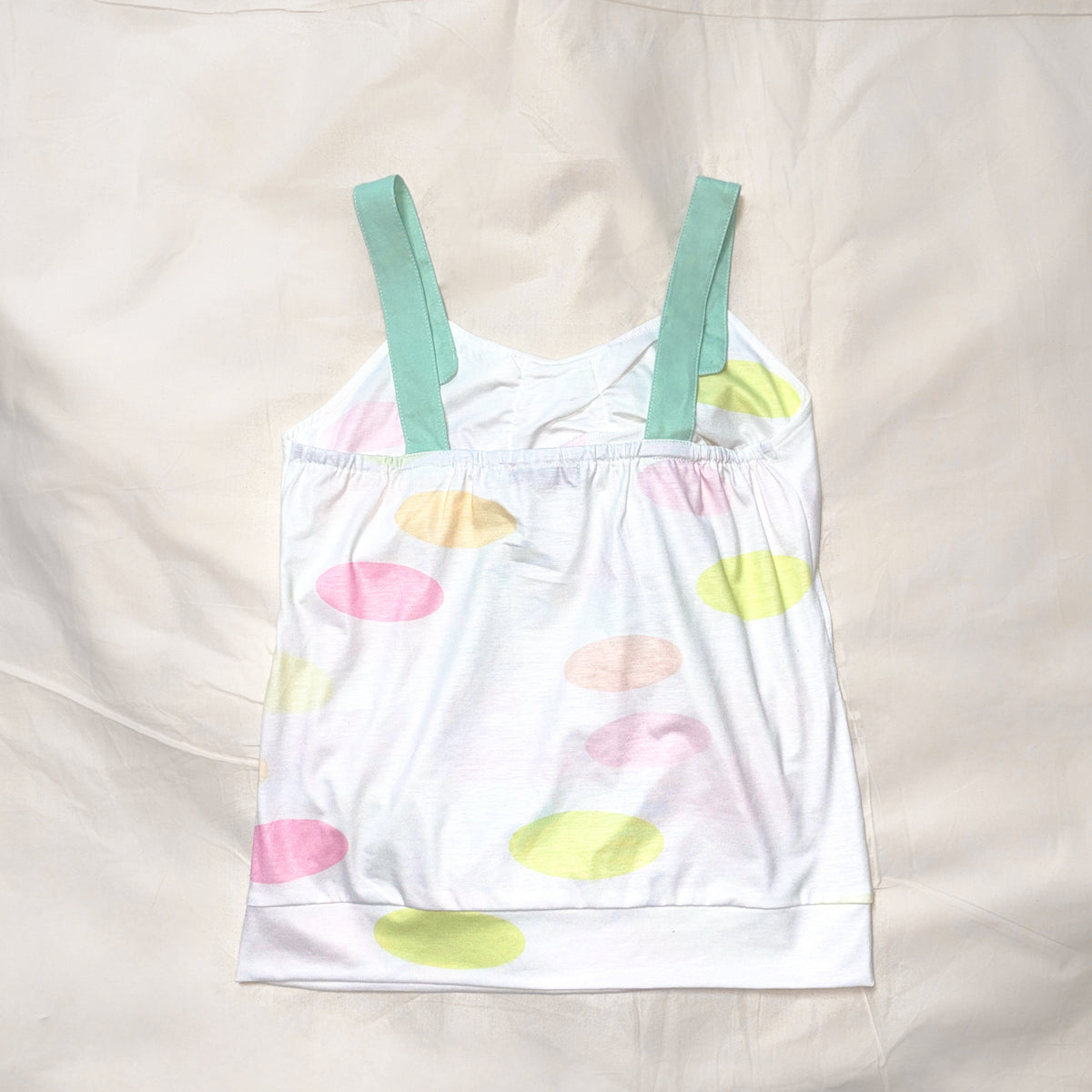 YJM with biubiu - Candy Cupcake Button Strap Cami camisole YJM with biubiu