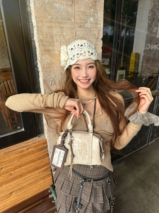 Cultivator - Vintage Colorblock Boston Shoulder Bag bag Cultivator