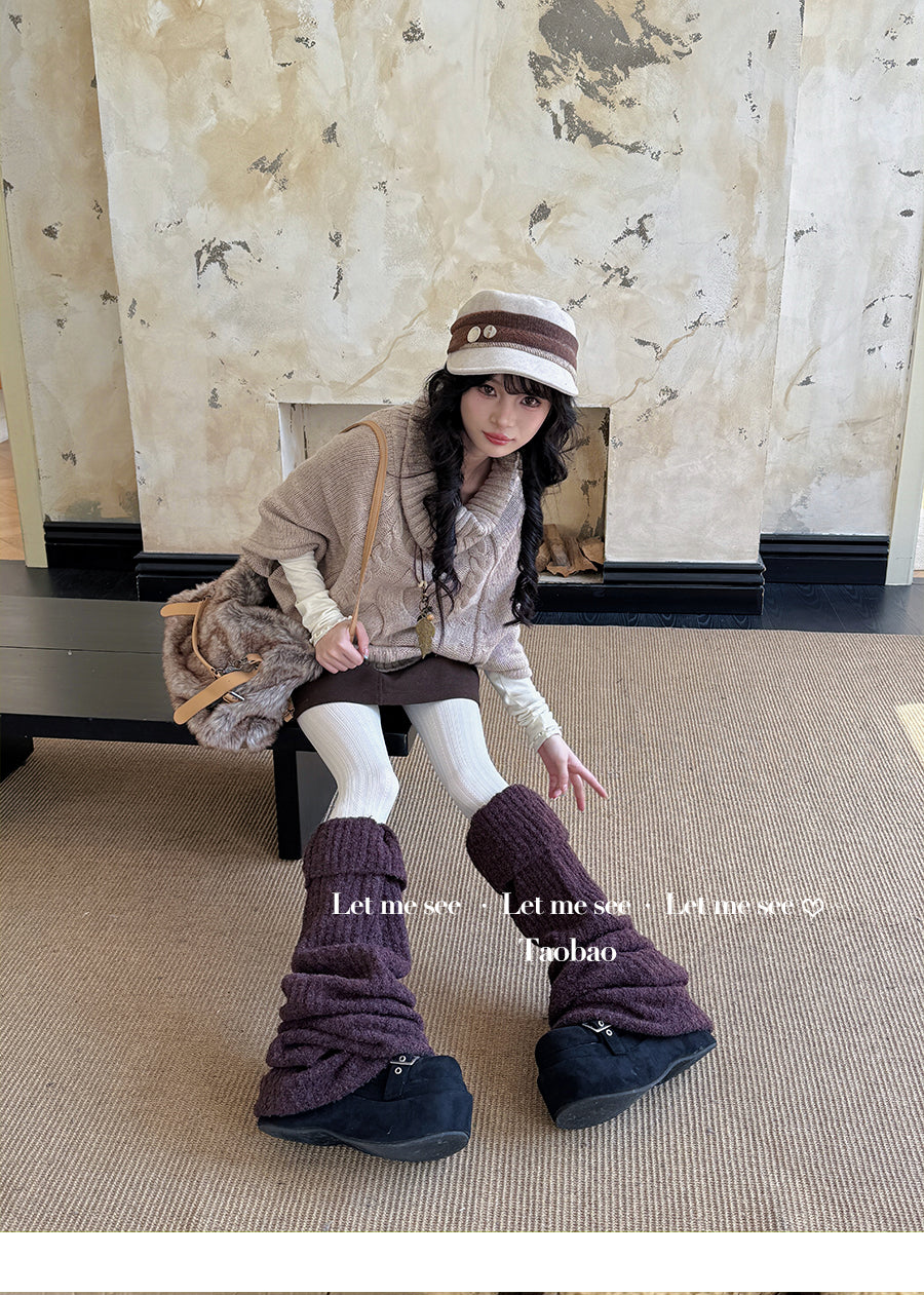 LET ME SEE - Kawaii Long Leg Warmer Socks leg warmmers let me see