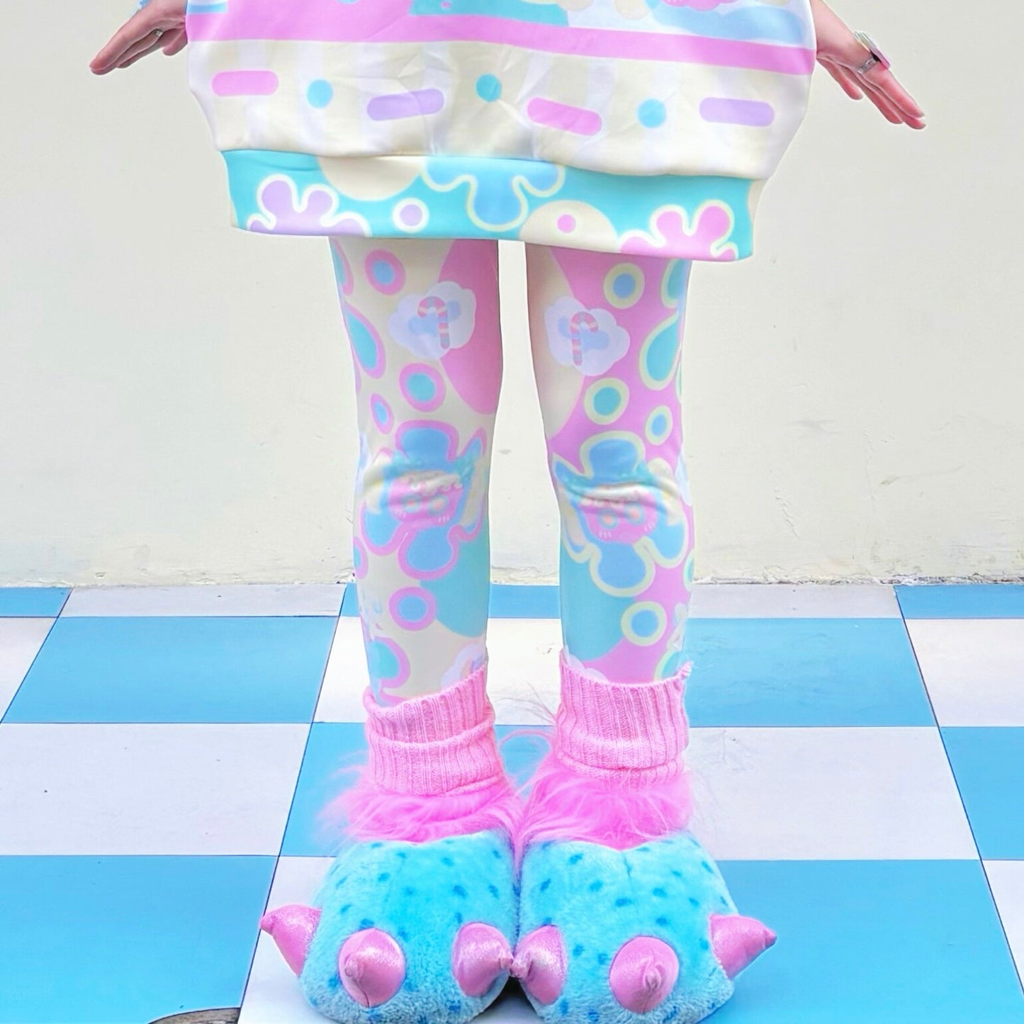 Rainbow Universe RUX - Candy Decora Kei Hoodie Set set Rainbow Universe RUX Yoga Pants S
