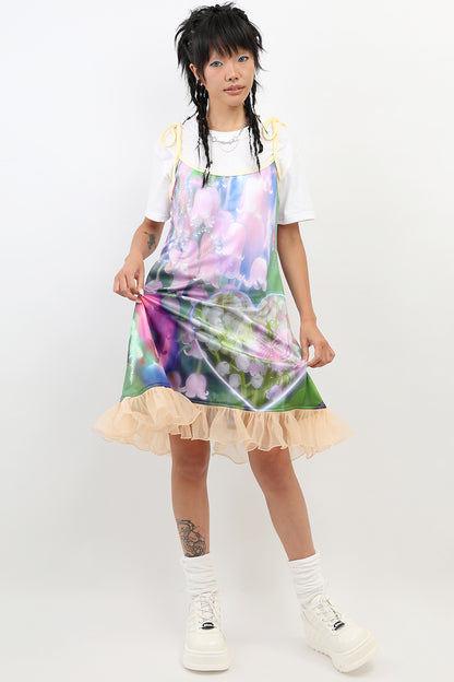 NIHON KIDS - DreamCore Fairy Slip Dress Floral Mesh dress NIHON KIDS