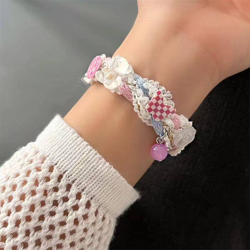 Kiwistore - Lace Bear Y2K Necklace Bracelet necklace kiwi store