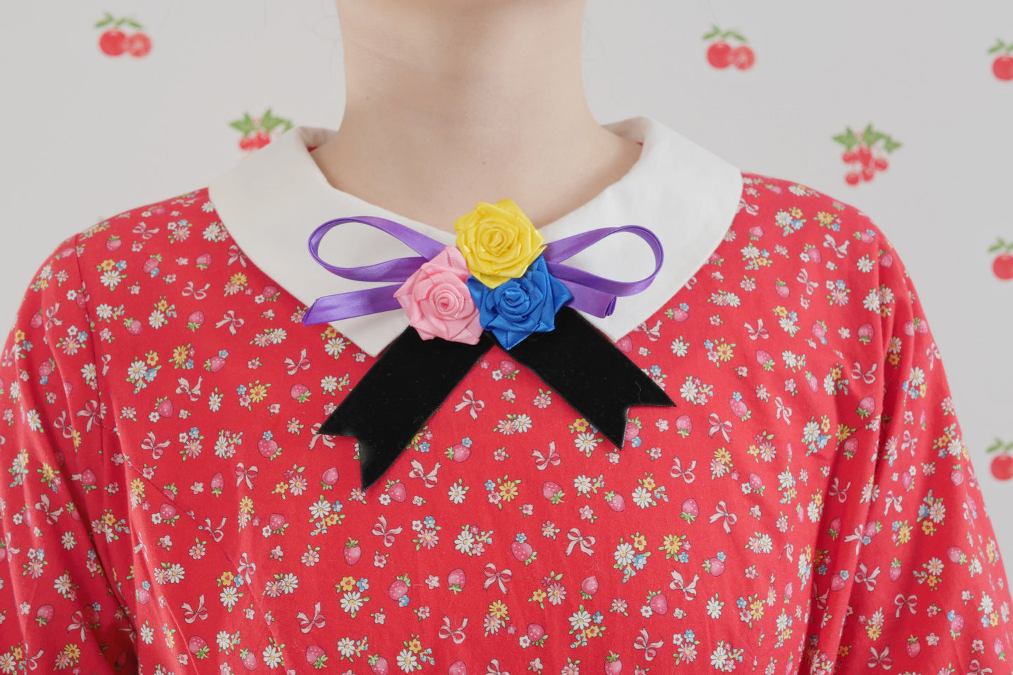 GOODBABY - Vintage Strawberry Floral Dress dress goodbaby