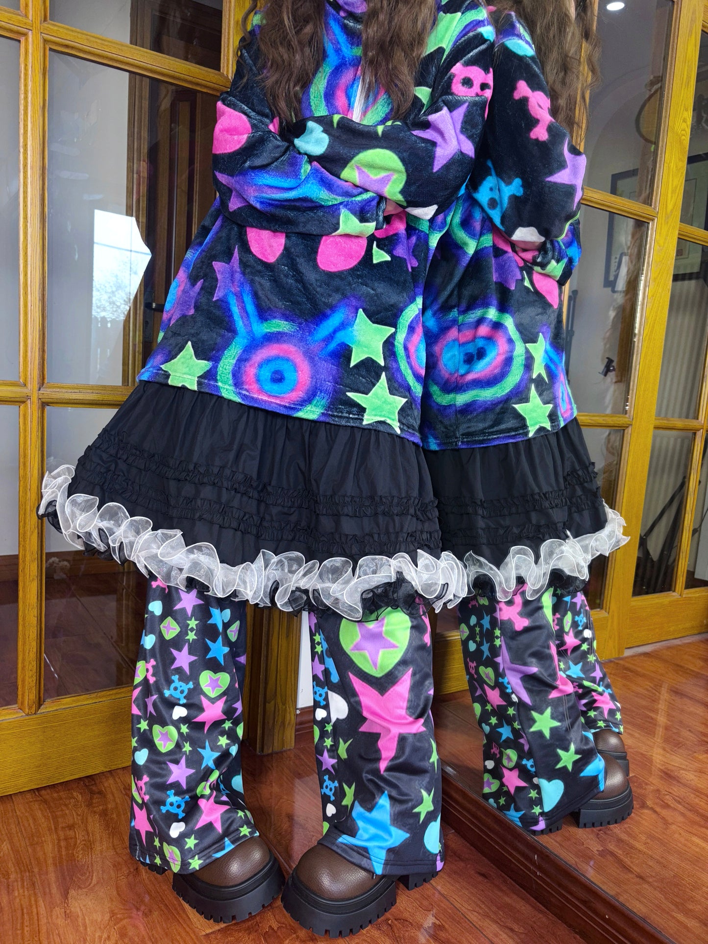 Leerroo - Y2K Kawaii Fleece Sweatshirt sweatshirt Leerroo