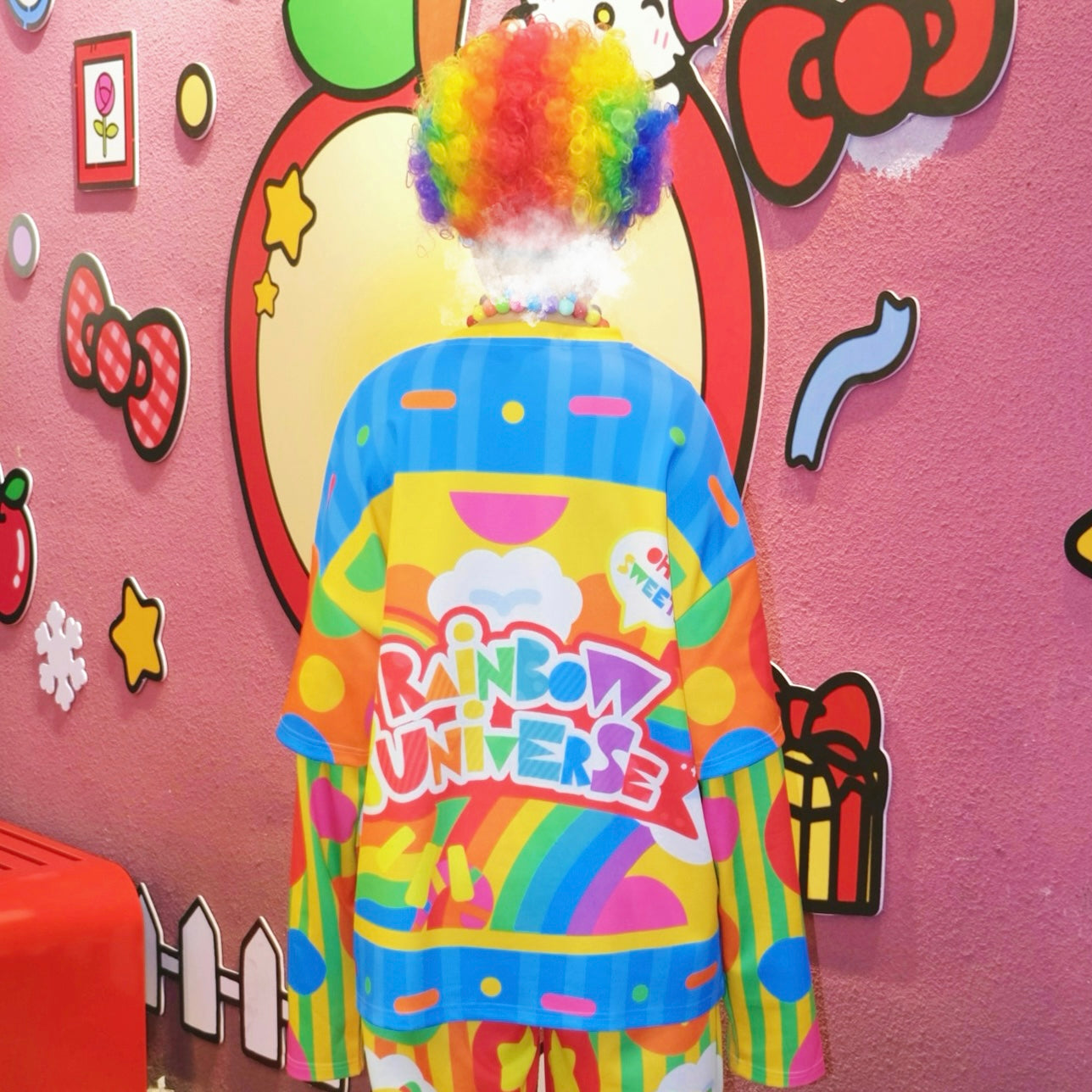 Rainbow Universe RUX - Decora Layered Top & Wide Pants Set set Rainbow Universe RUX