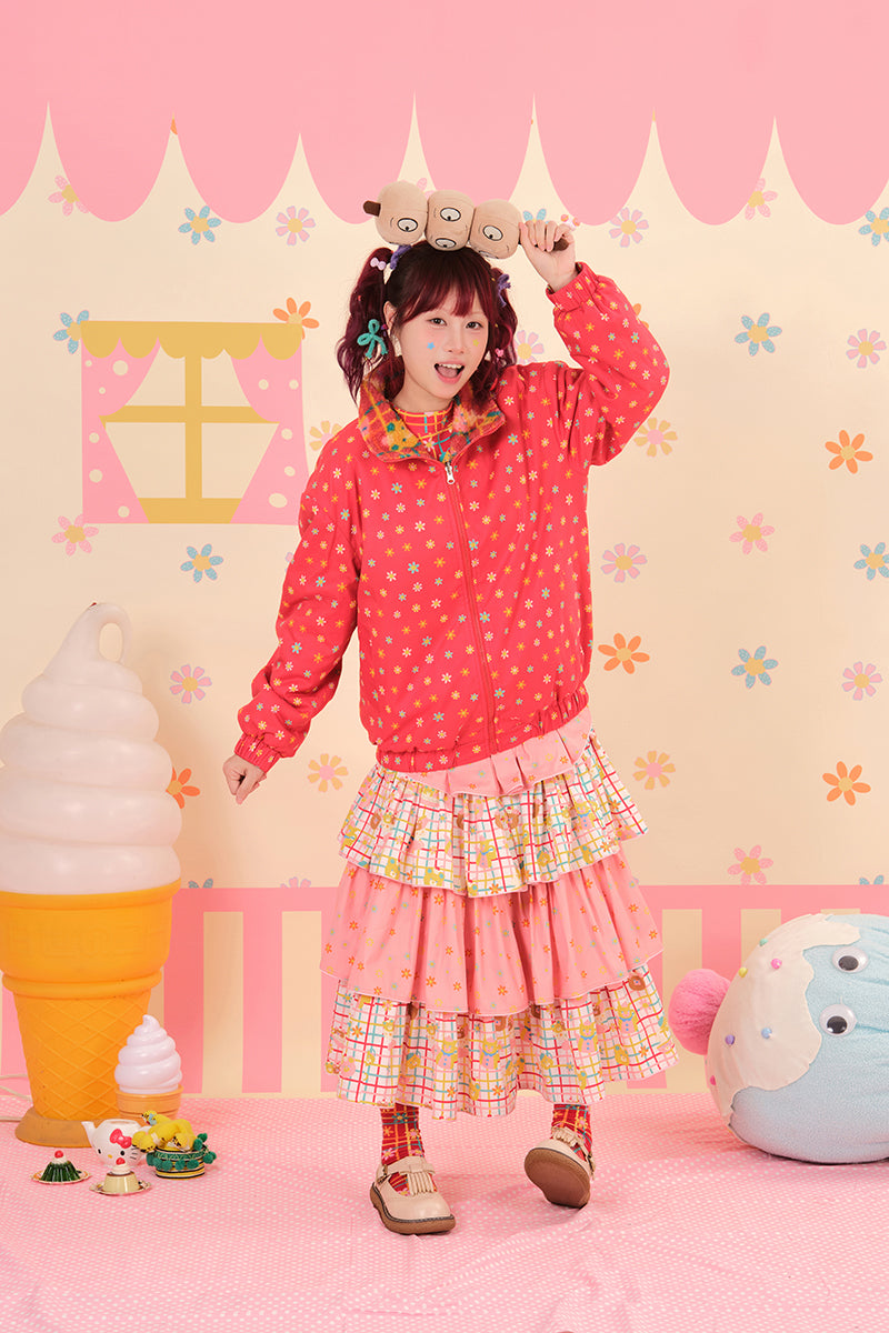 NIKKOU - Reversible Lamb Fleece Coat Kawaii coat Nikkou home