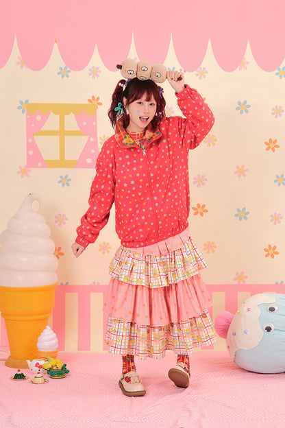 NIKKOU - Reversible Lamb Fleece Coat Kawaii coat Nikkou home
