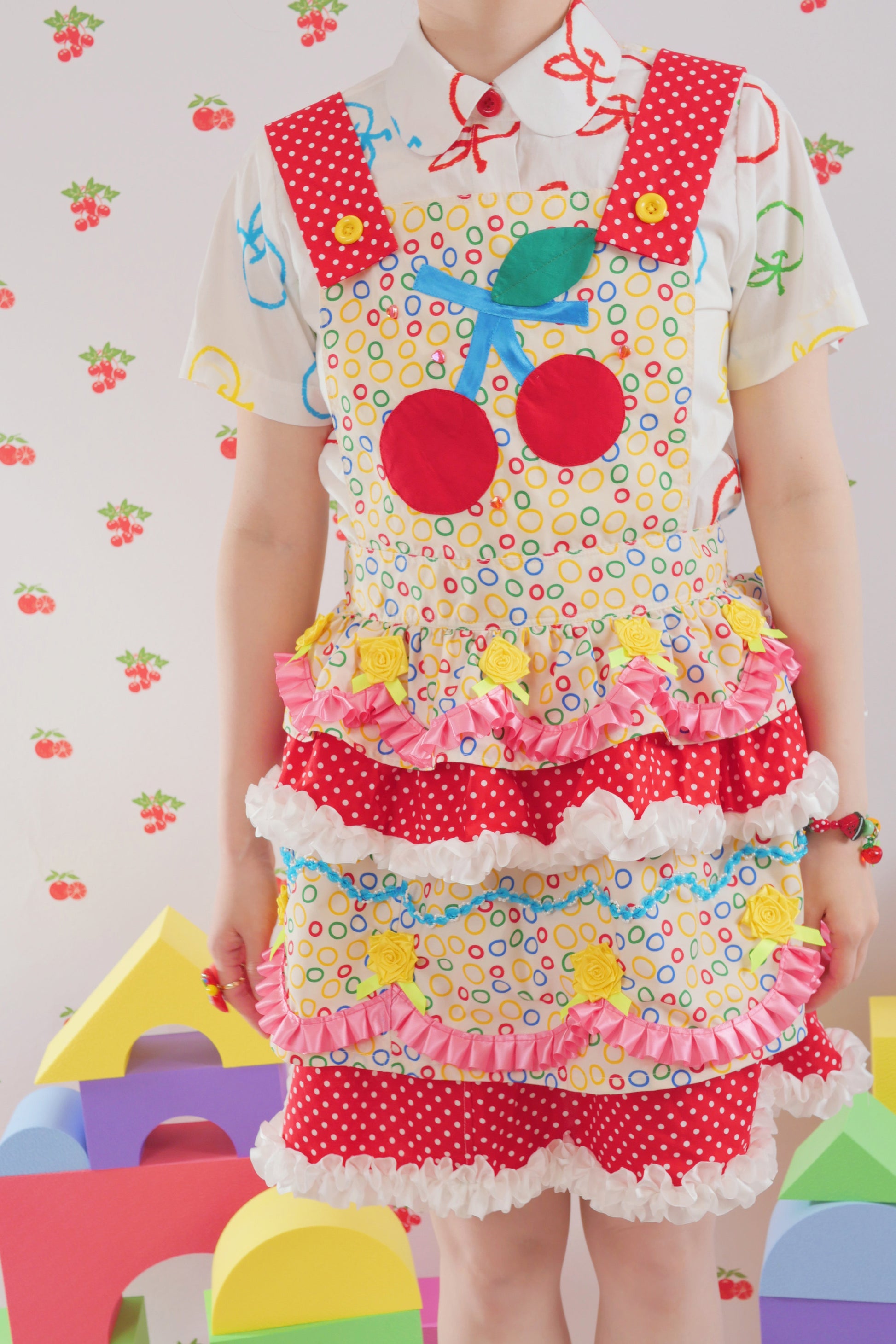 GOODBABY - Cream Cake Apron Skirt dress goodbaby