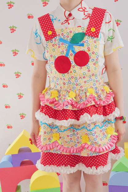GOODBABY - Cream Cake Apron Skirt dress goodbaby