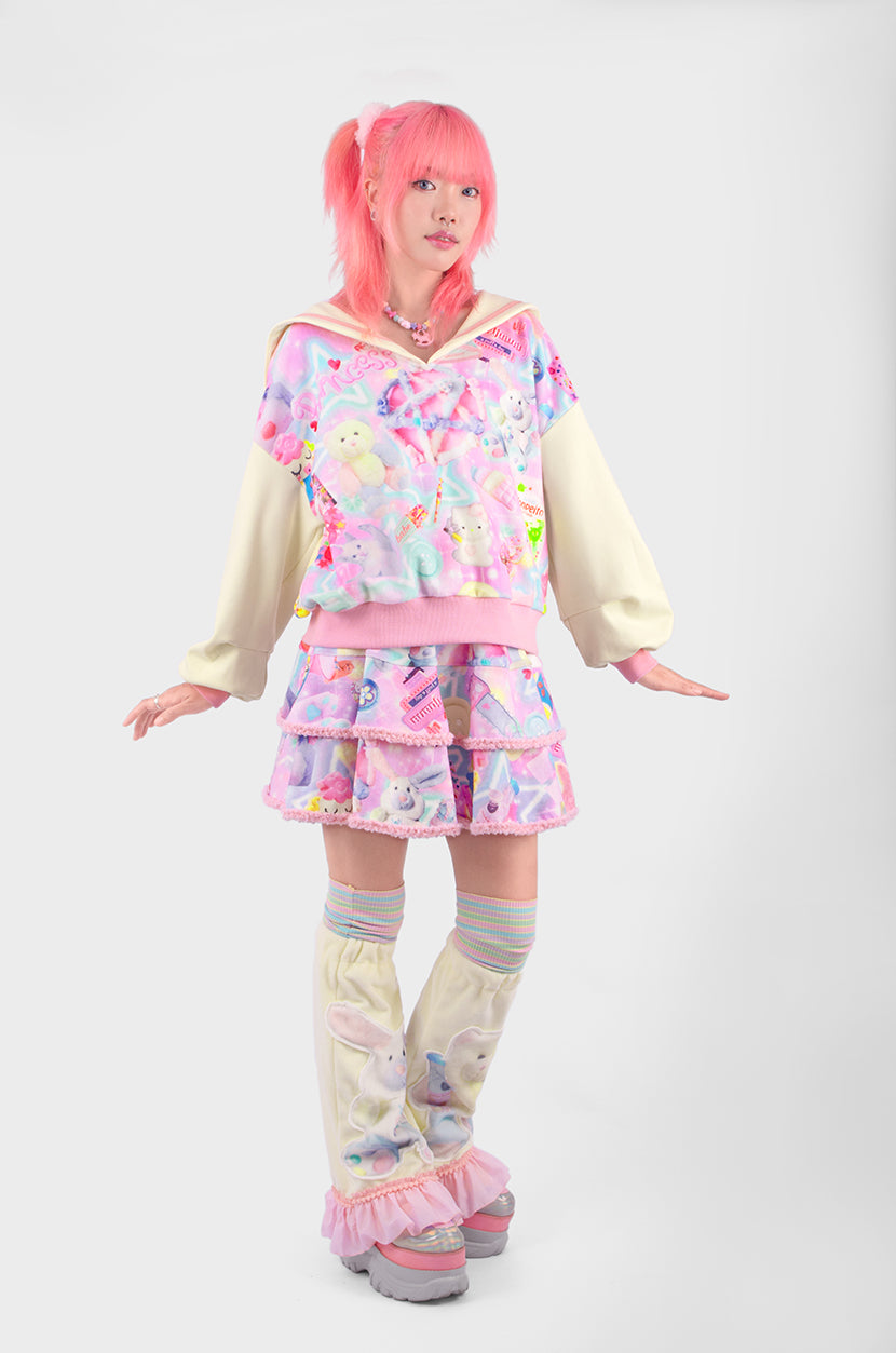 NIHONKIDS - Y2K Decora Sailor Sweat Set set NIHON KIDS