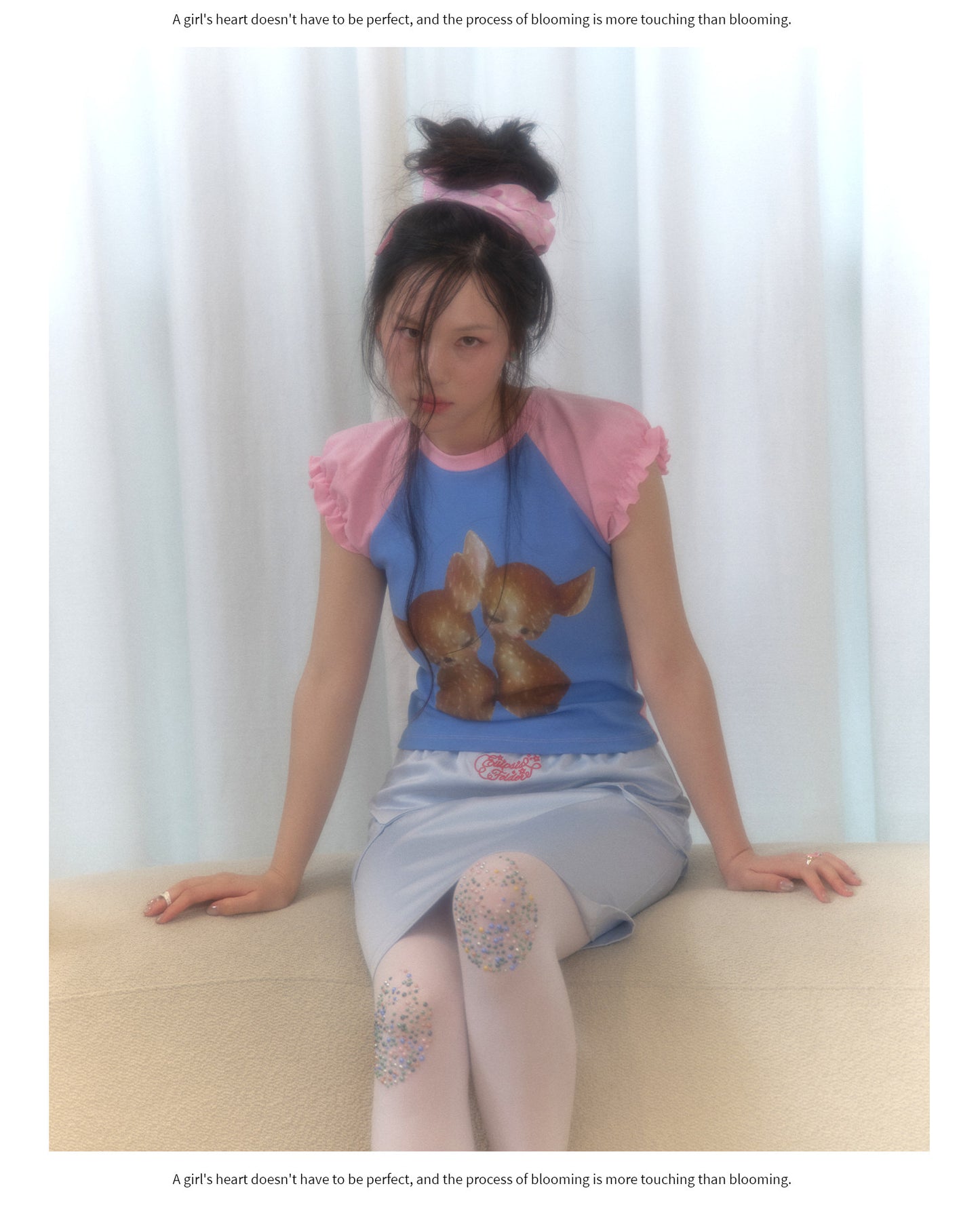 EllipsisFolder - Contrast Raglan Puff Tee shirt Ellipsis Folder