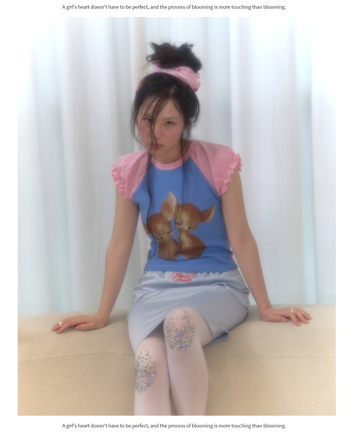 EllipsisFolder - Contrast Raglan Puff Tee shirt Ellipsis Folder