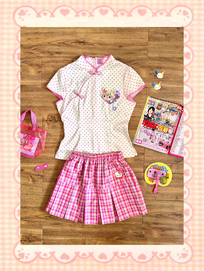 Bodytalk - Strawberry Qipao Style Top shirt bodytalk