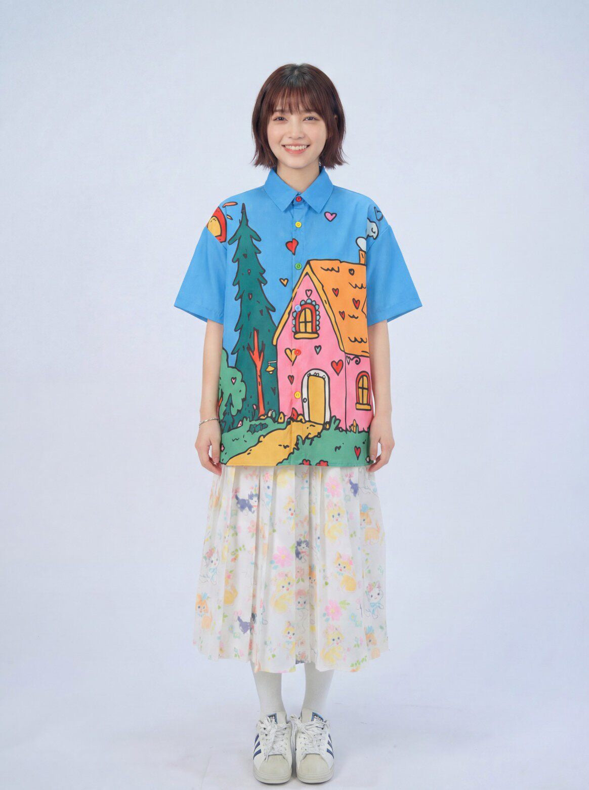 MeowMeow Bug - Vintage Print Vacation Shirt shirt MeowMeow Bug
