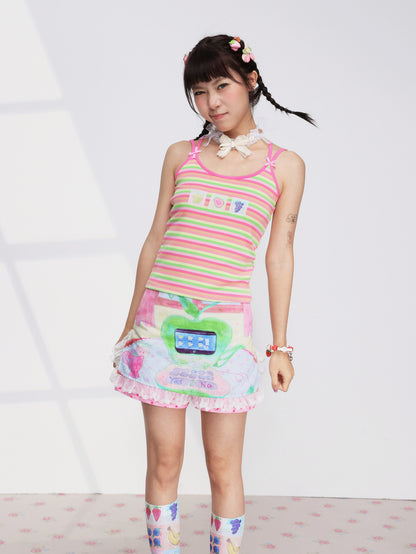 FRUITS - Fruit Stripe Cami Top camisole Fruits