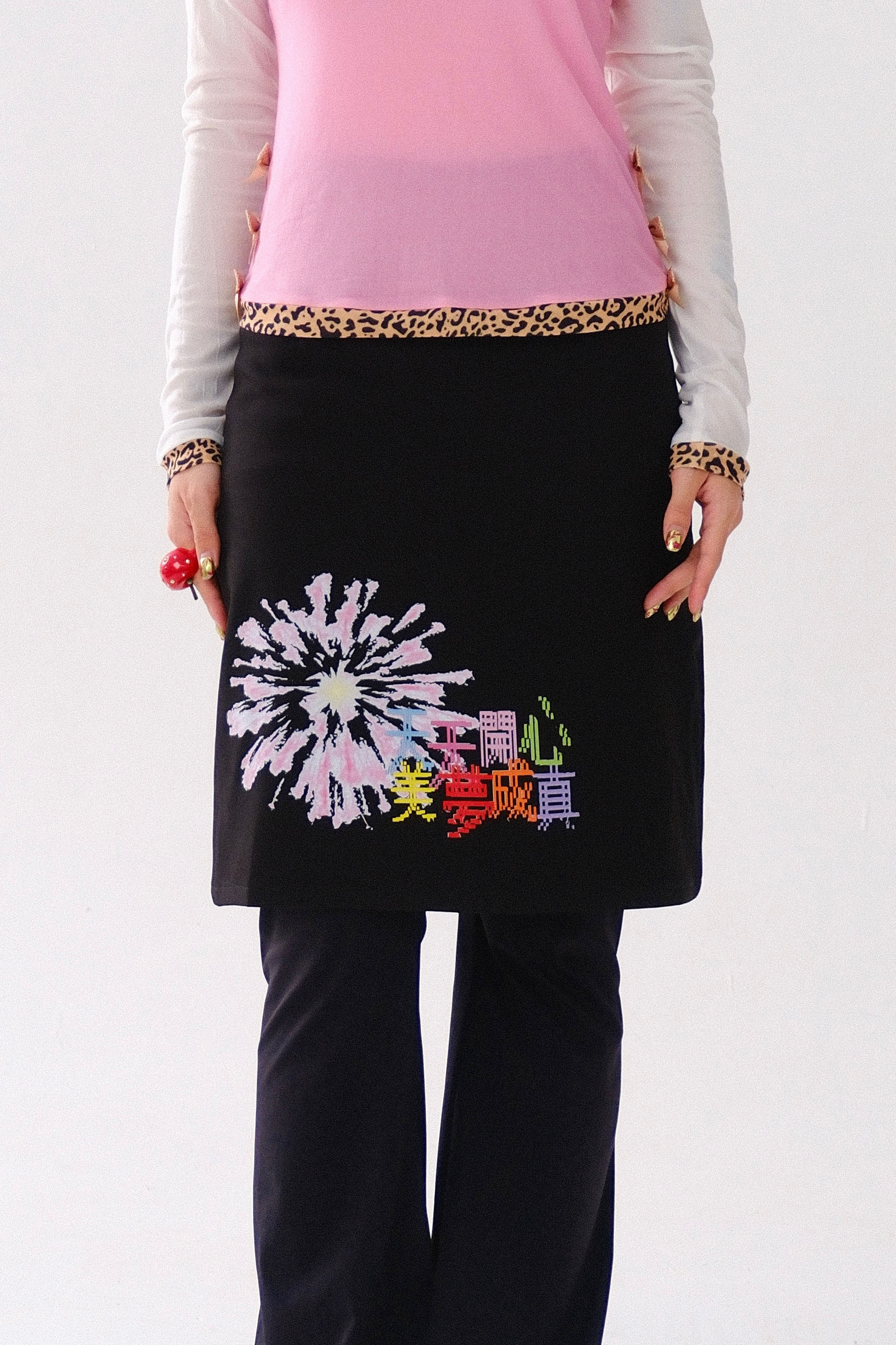 OurHappy Fireworks A-Line Skirt | Original Harajuku Midi Skirt skirt Our Happy