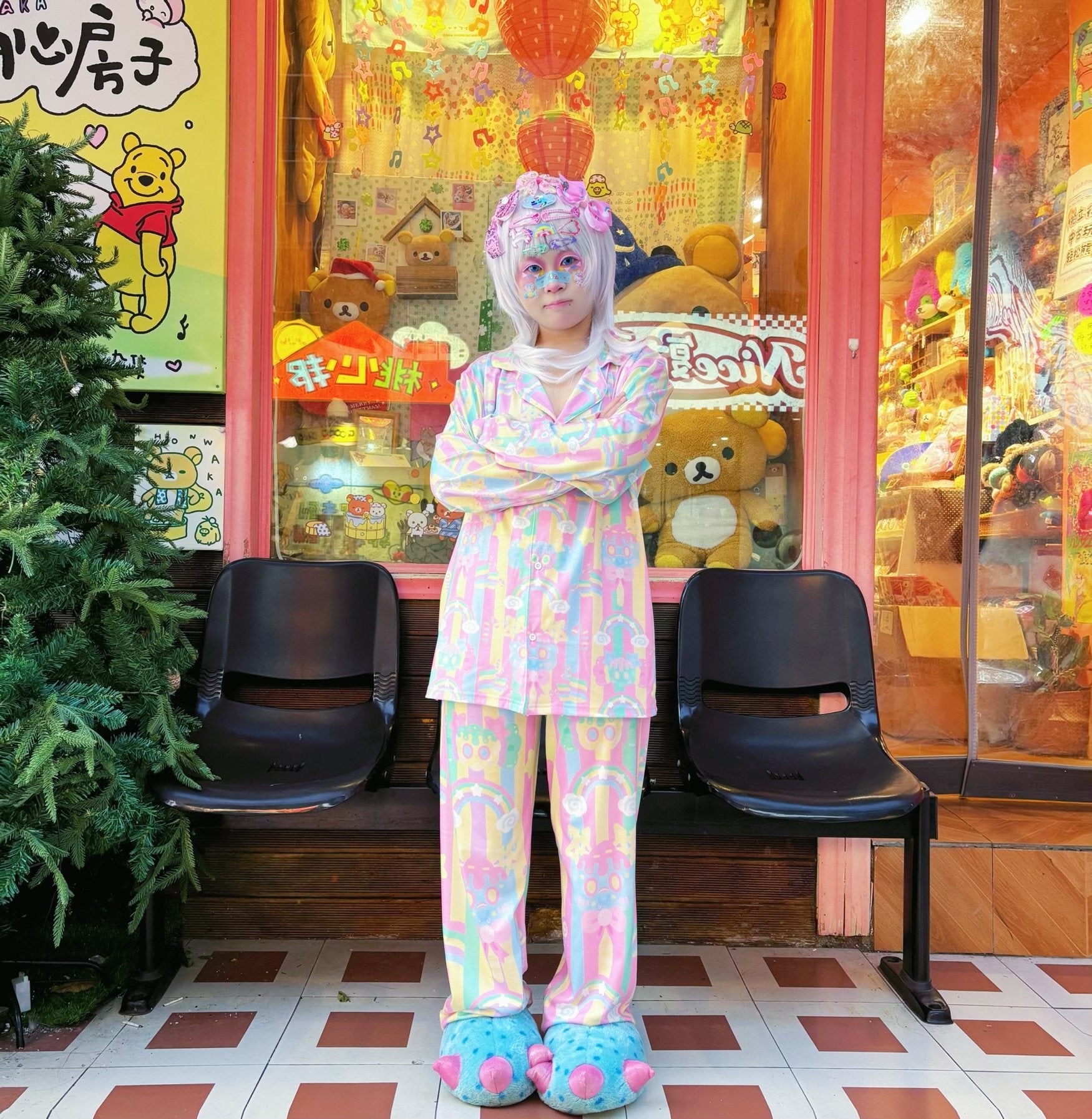 Rainbow Universe RUX - Decora Kei Pastel Lounge Set pajama Rainbow Universe RUX