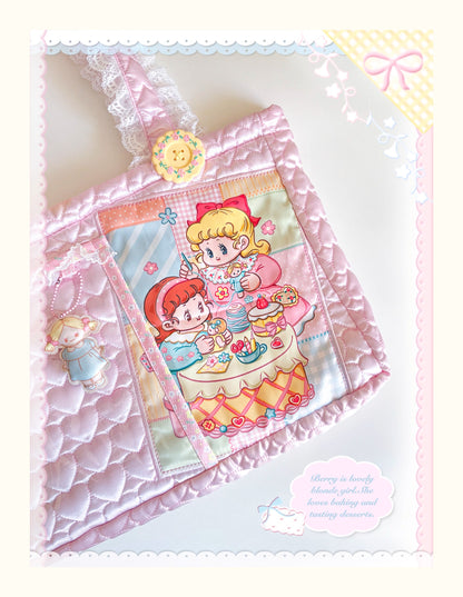 Little Berry - Kawaii Puffy Heart Sewing Girl Bag bag Little Berry
