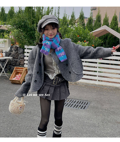 LET ME SEE - Kawaii Colorblock Lamb Scarf scarf let me see