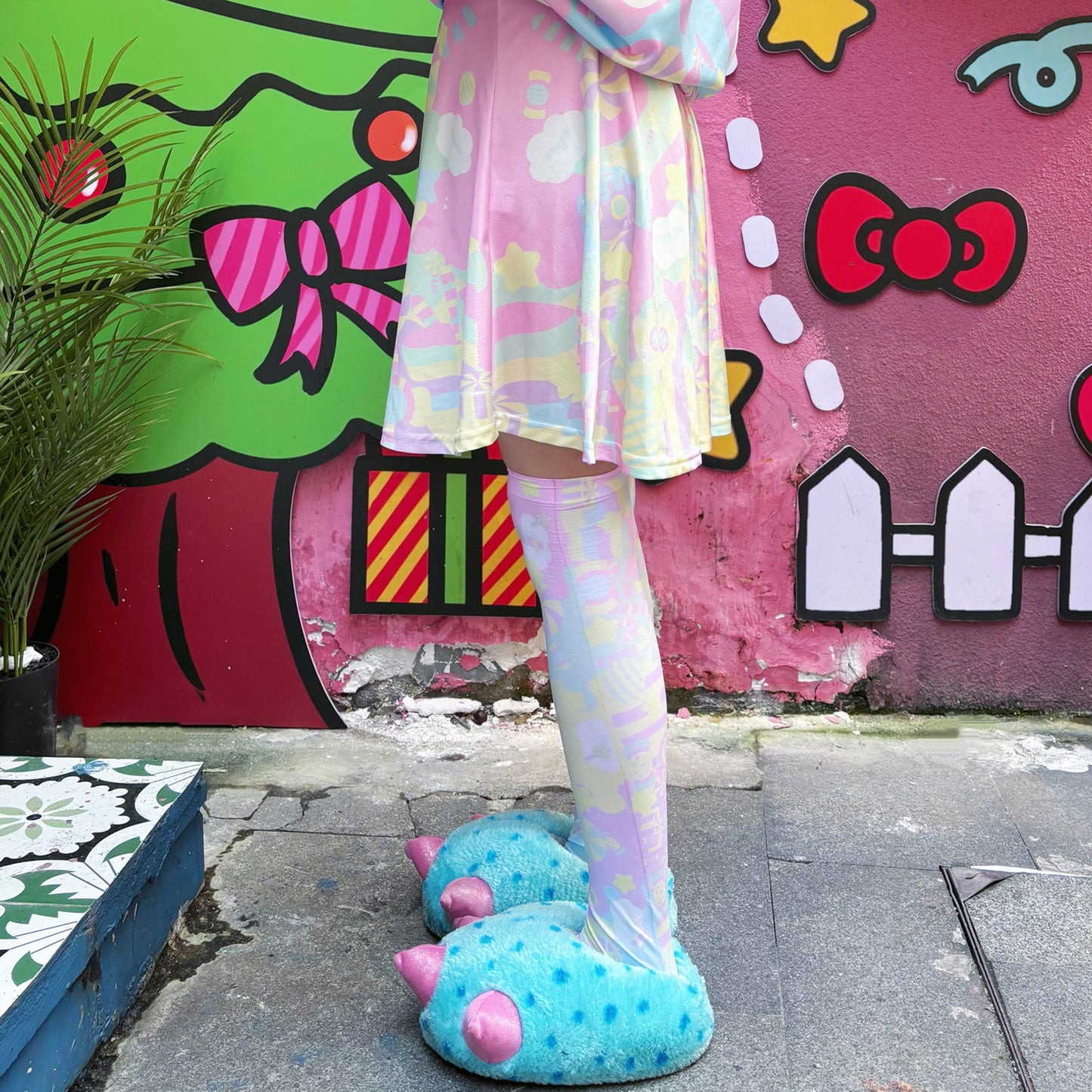 Rainbow Universe RUX - Pastel Macaron Decora Kei Skirt Set set Rainbow Universe RUX